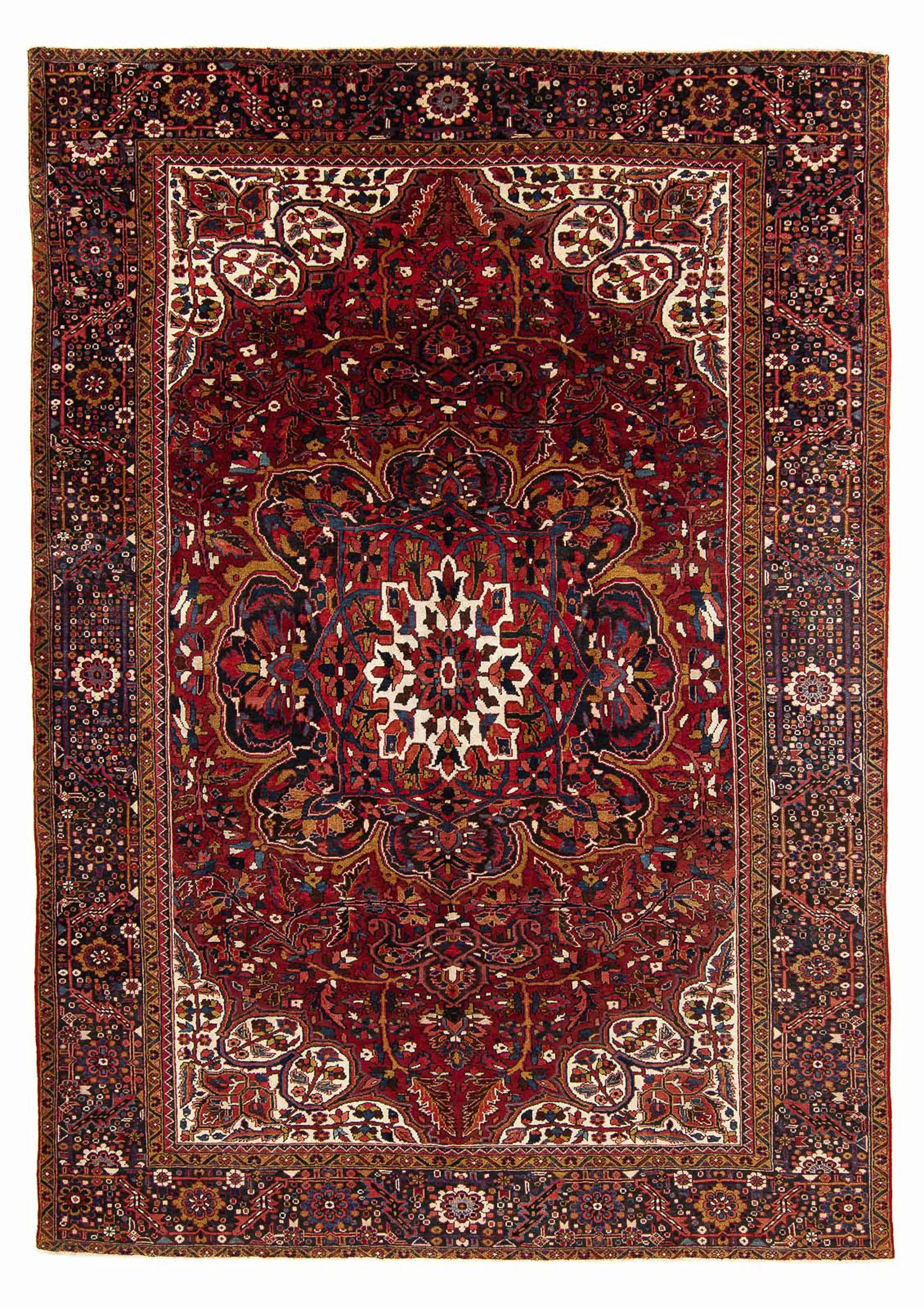 morgenland Orientteppich »Perser - Nomadic - 405 x 296 cm - dunkelrot«, rec günstig online kaufen