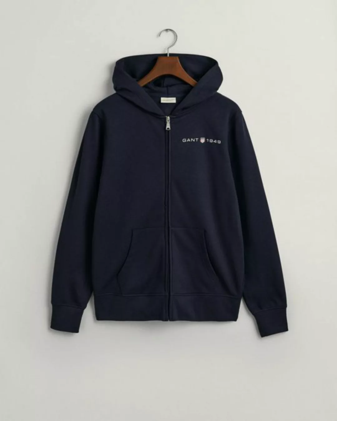 Gant Sweatshirt PRINTED GRAPHIC FULL ZIP HOODIE günstig online kaufen