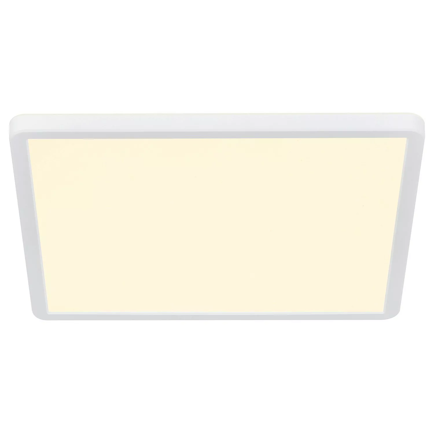LED Deckenleuchte Oja in Nickel-matt und Weiß 14,5W 1600lm günstig online kaufen