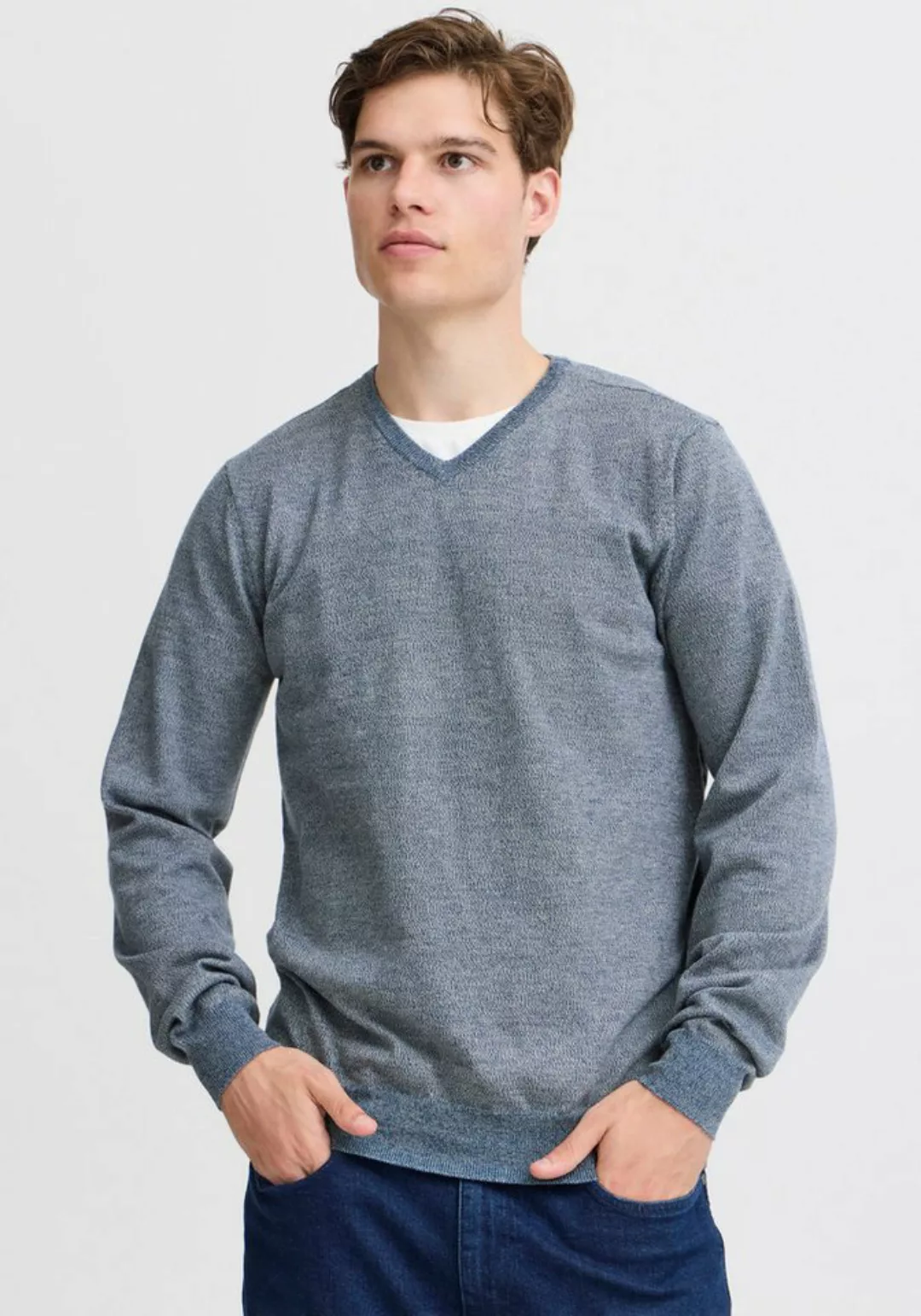 Blend V-Ausschnitt-Pullover BHBRUTON V-neck günstig online kaufen