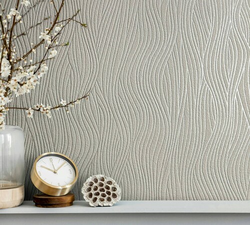 Marburg Vliestapete »Serene Stripes«, Streifen, moderne Tapete für Wohnzimm günstig online kaufen