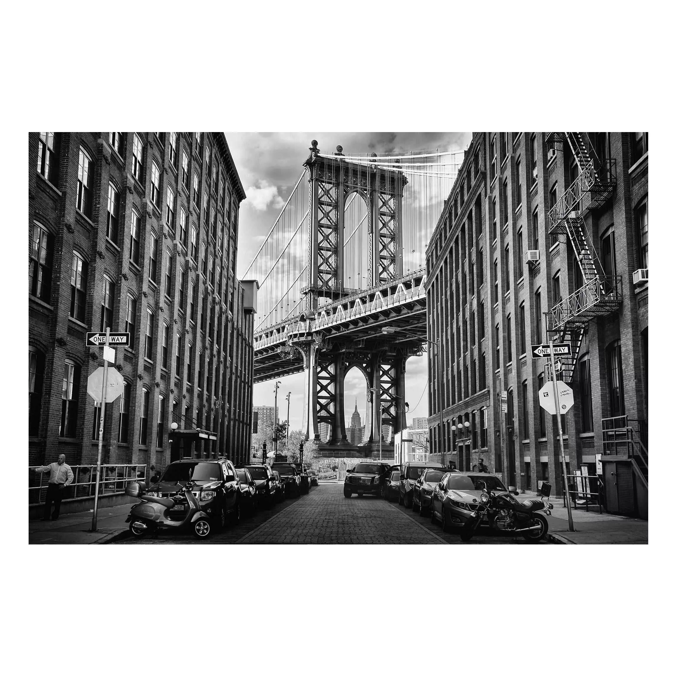 Magnettafel Architektur & Skyline - Querformat 3:2 Manhattan Bridge in Amer günstig online kaufen