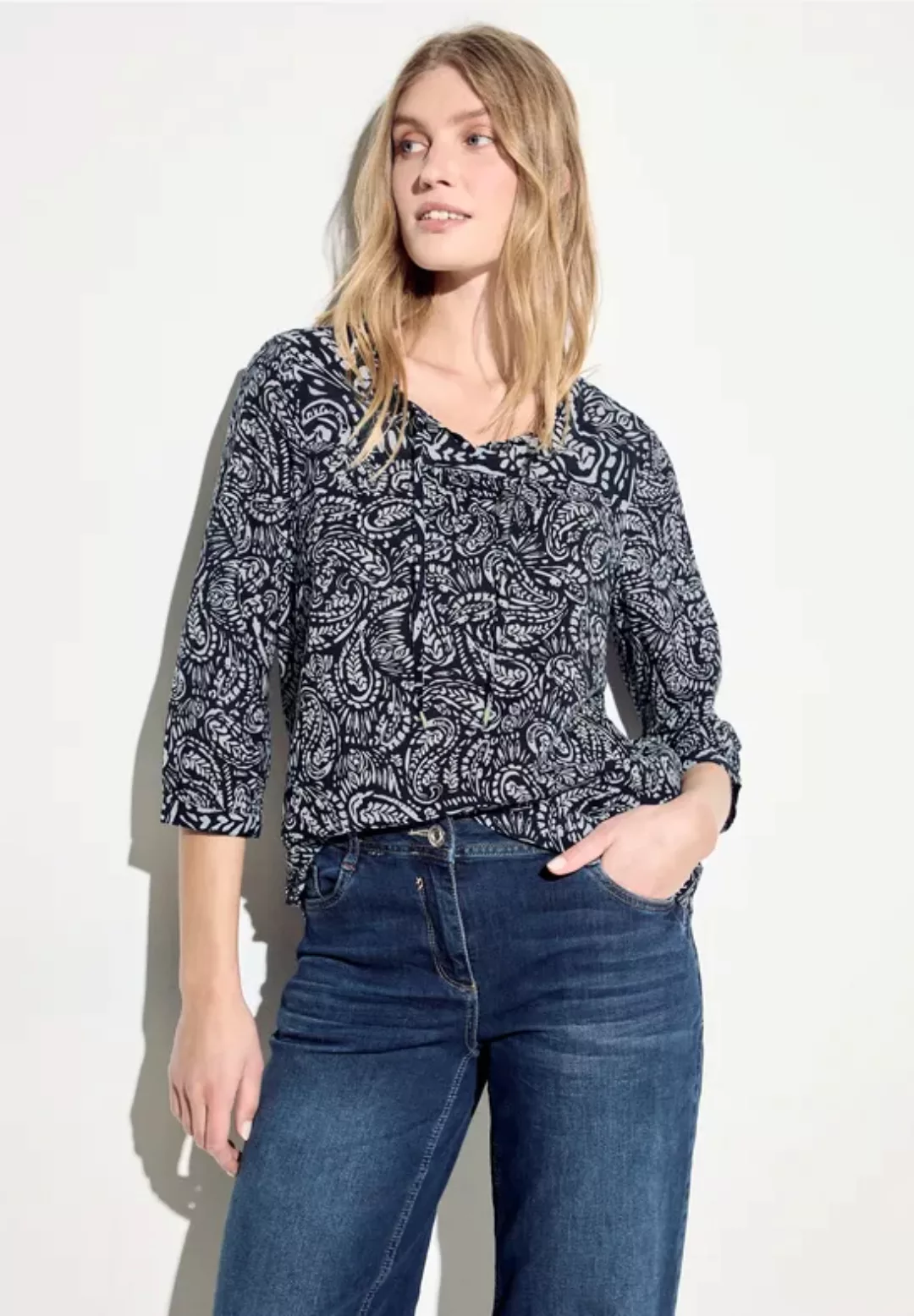 Cecil Shirtbluse, aus reiner Baumwolle günstig online kaufen