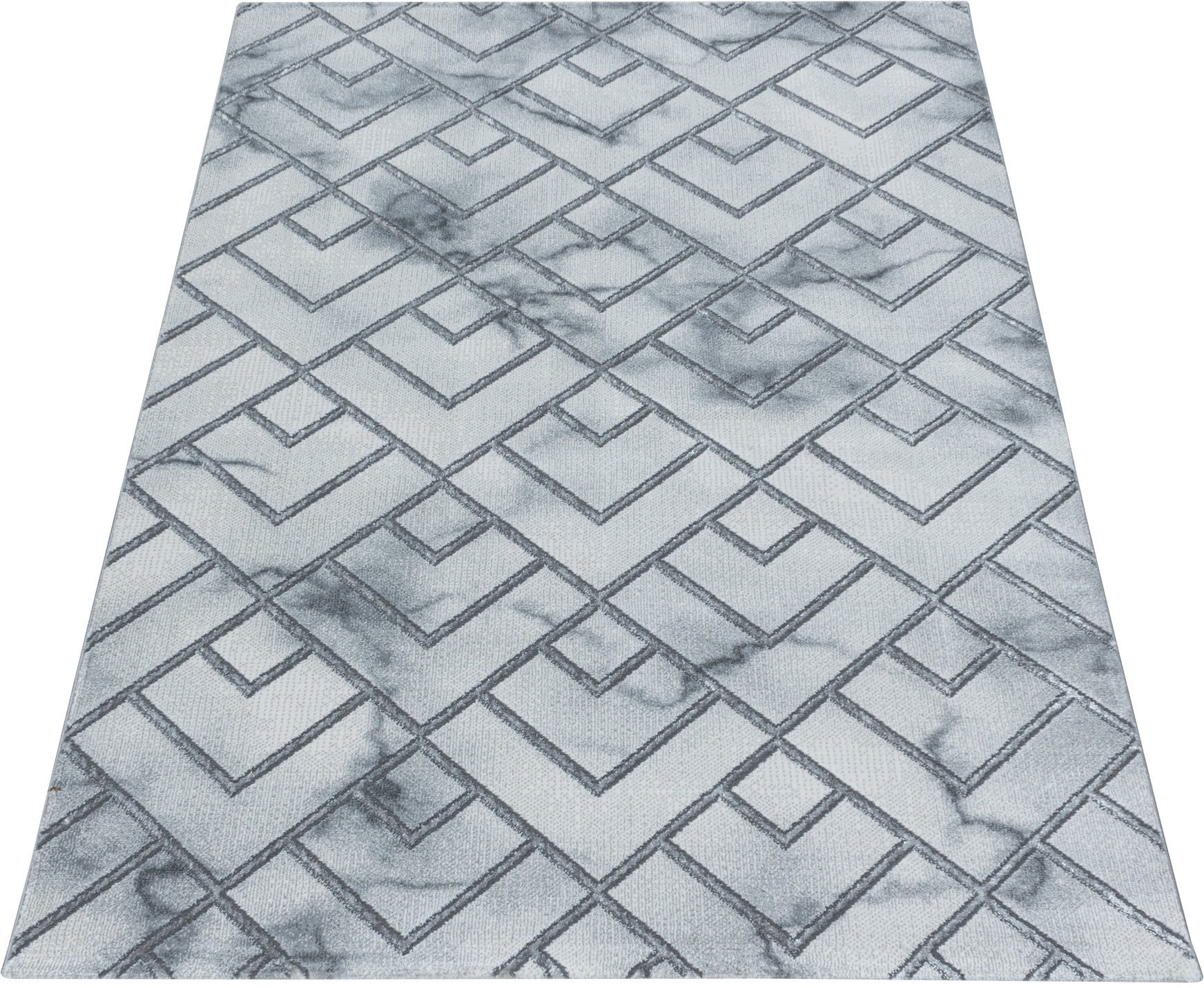 Ayyildiz Teppiche Teppich »NAXOS 3813«, rechteckig, 12 mm Höhe, Läufer, Woh günstig online kaufen