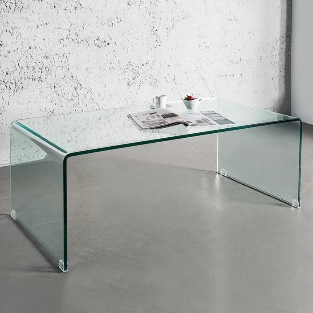 Couchtisch MAYFAIR Glas transparent 110cm günstig online kaufen