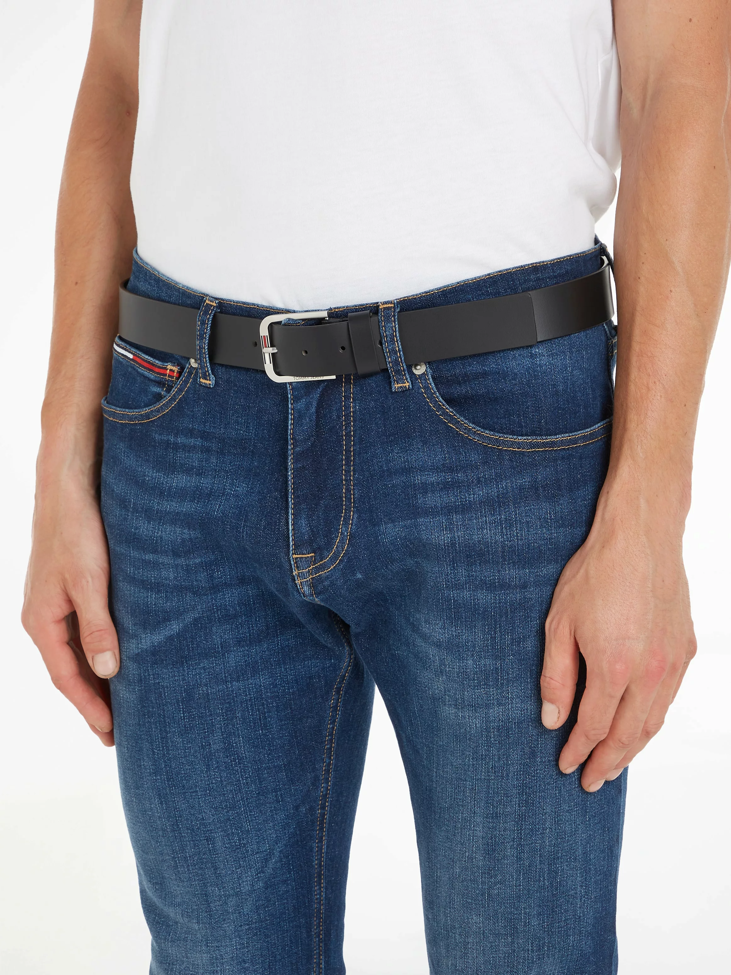Tommy Jeans Ledergürtel "TJM AUSTIN 3.5" günstig online kaufen