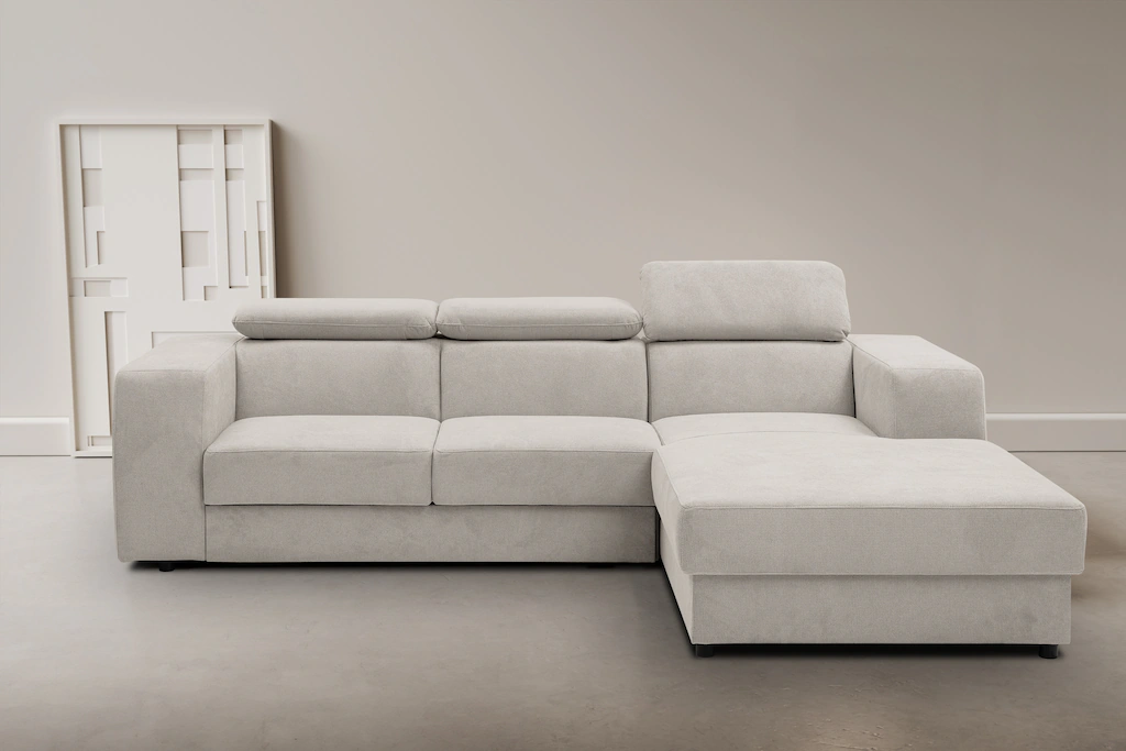 WERK2 Ecksofa "Cherry, modernes Sofa mit Komfortfunktionen, Breite 270cm, L günstig online kaufen