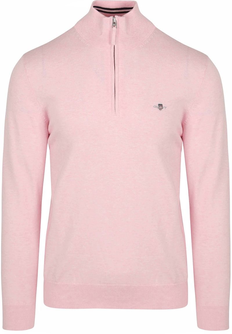 Gant Half Zip Pullover Hellrosa - Größe 3XL günstig online kaufen