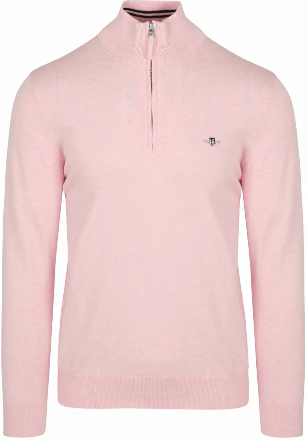 Gant Half Zip Pullover Hellrosa - Größe L günstig online kaufen