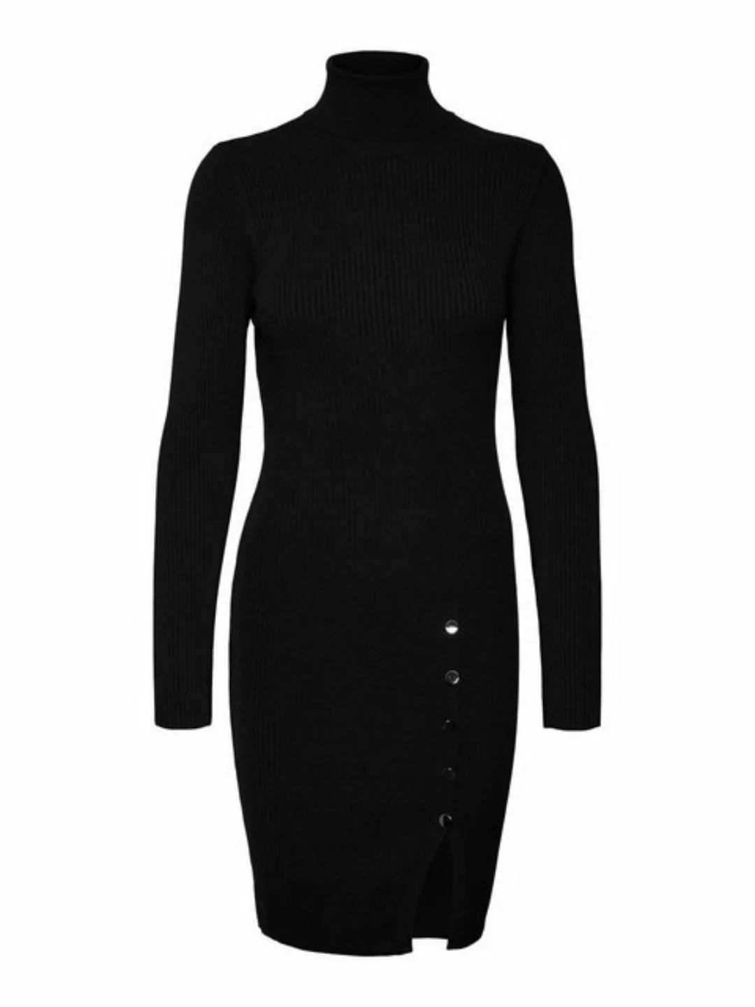 Vero Moda Strickkleid VMABA LS ROLLNCK BUTTON DRESS REP GA BOO günstig online kaufen