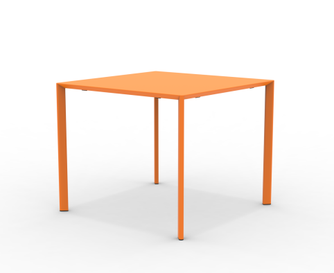 Robuster Gartentisch Fox 90x90 cm orange AR günstig online kaufen