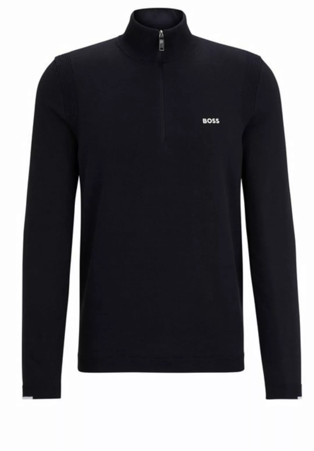 BOSS GREEN Strickpullover Ever-X mit Troyerkragen (1-tlg) günstig online kaufen