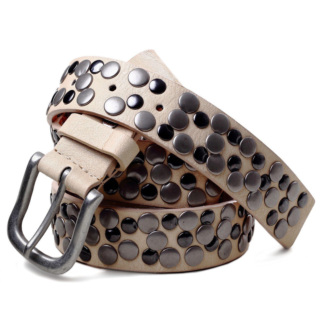Caspar Nietengürtel GU224 schmaler Damen Vintage günstig online kaufen