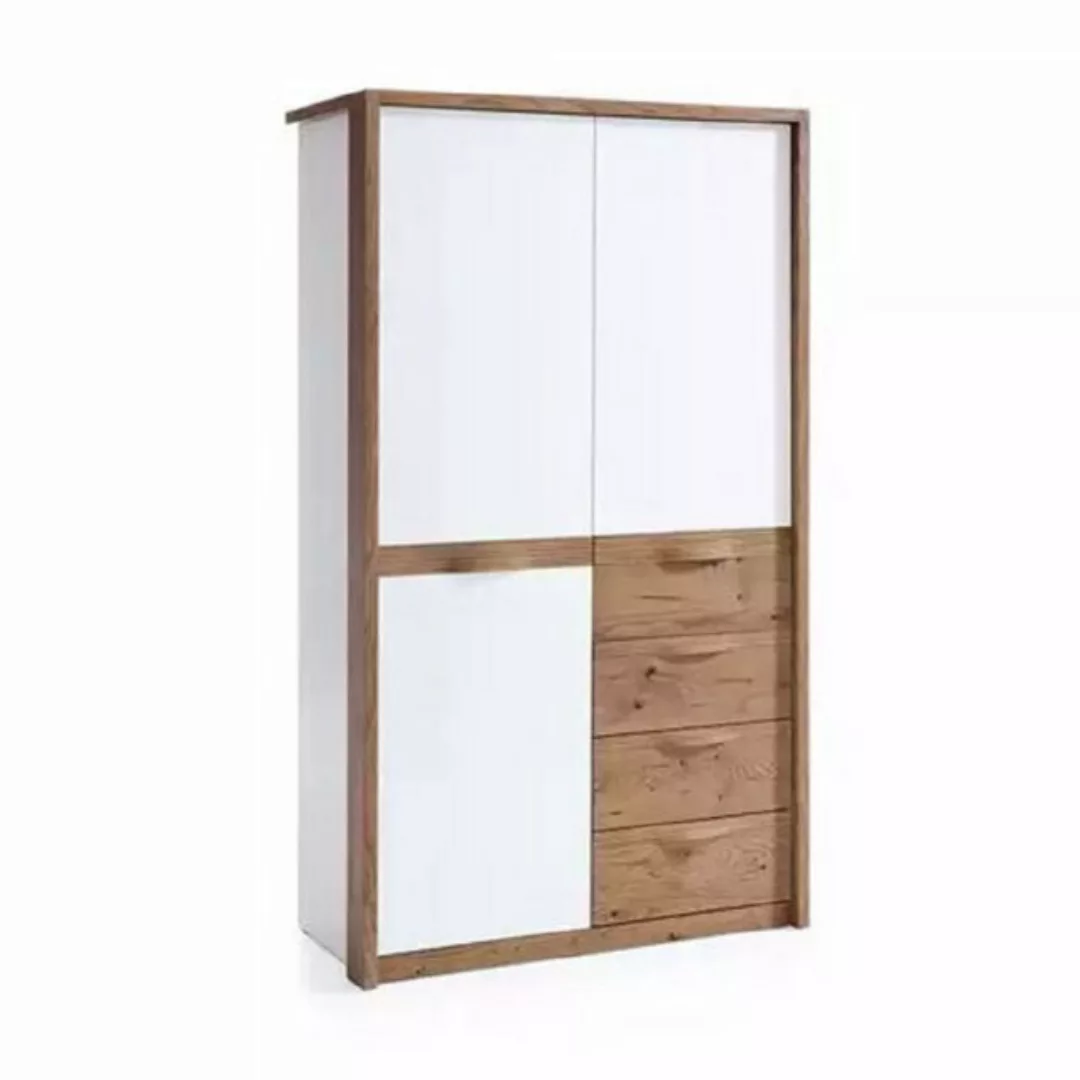 JVmoebel Kleiderschrank Weiß Kleiderschrank Massive Schlafzimmer Möbel Holz günstig online kaufen