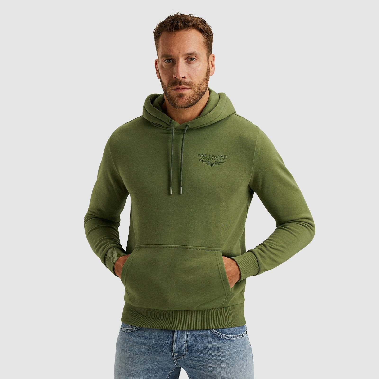 PME LEGEND Hoodie mit Logo Print günstig online kaufen