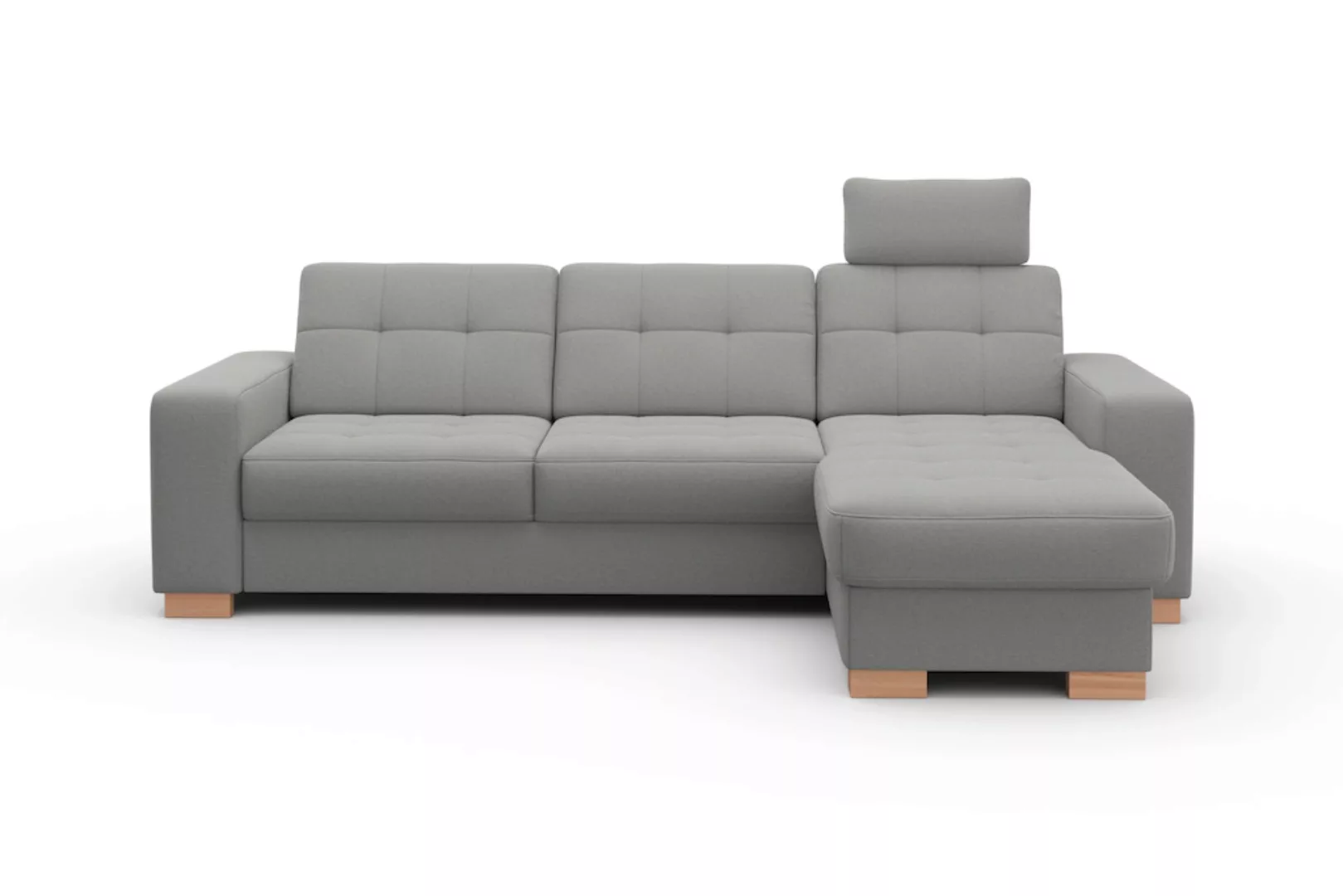 sit&more Ecksofa »Quincy L-Form«, wahlweise mit Bettfunktion und Bettkasten günstig online kaufen