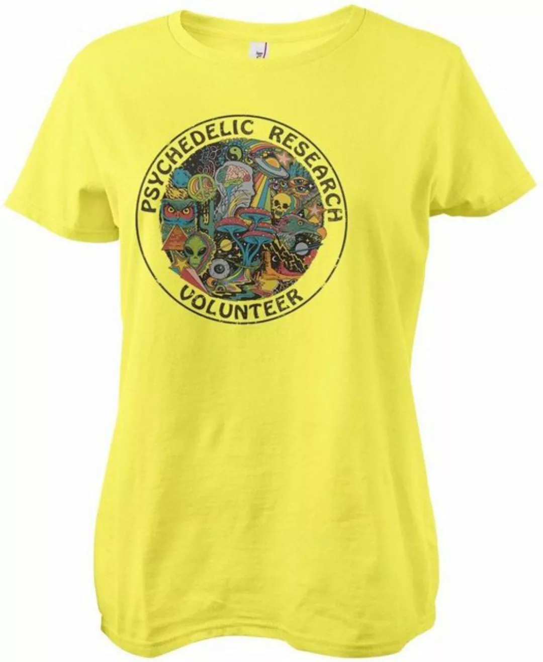 Steven Rhodes T-Shirt Psychedelic Research Volunteer Girly Tee günstig online kaufen