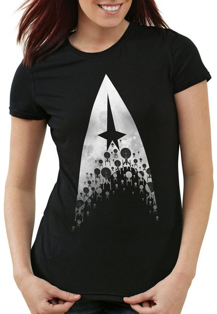 style3 T-Shirt Starfleet Enterprise star voyager raumschiff trek sternenflo günstig online kaufen