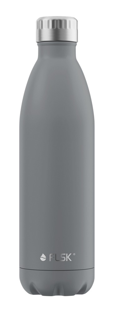 FLSK Trinkflasche Stone Isolierflasche Grau 1000 ml günstig online kaufen