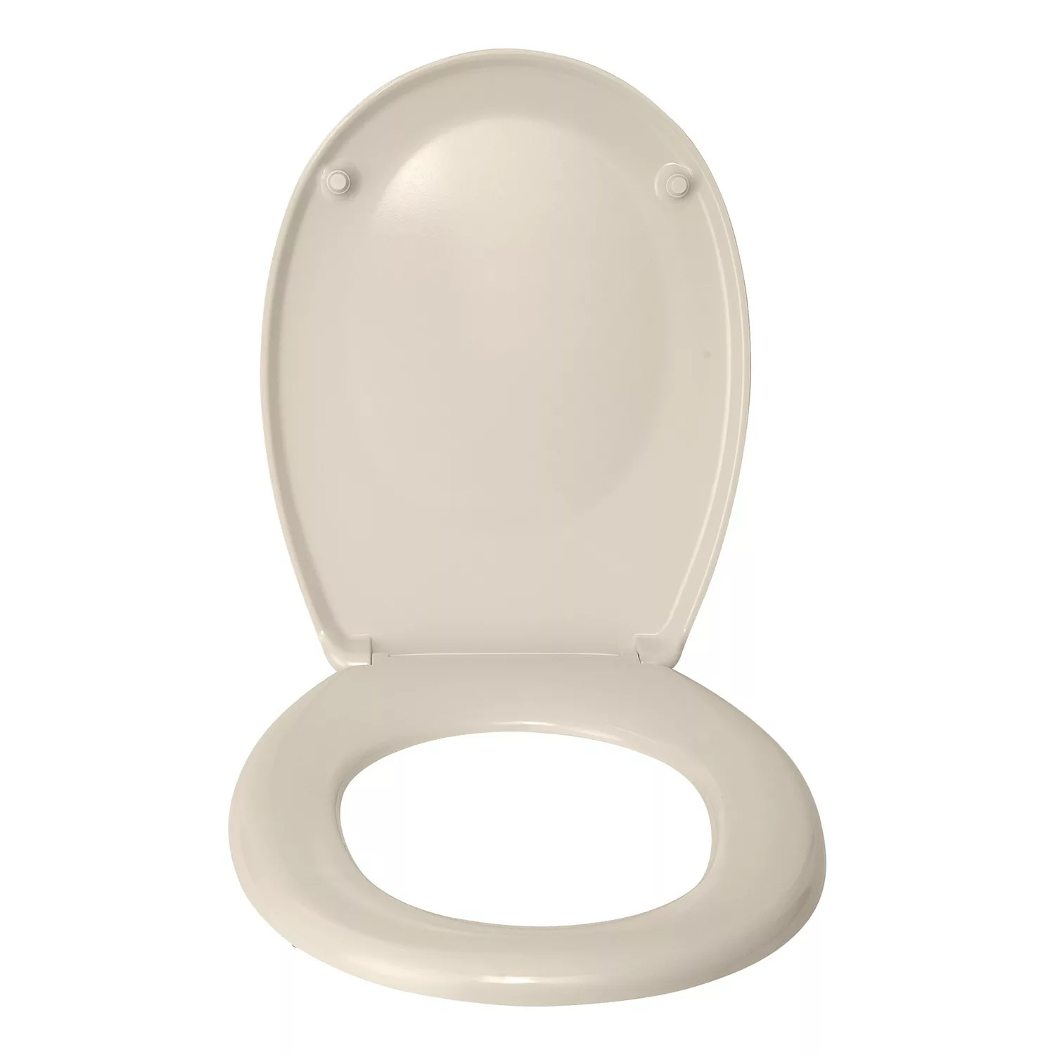 WENKO WC-Sitz Bergamo Beige beige/silber günstig online kaufen
