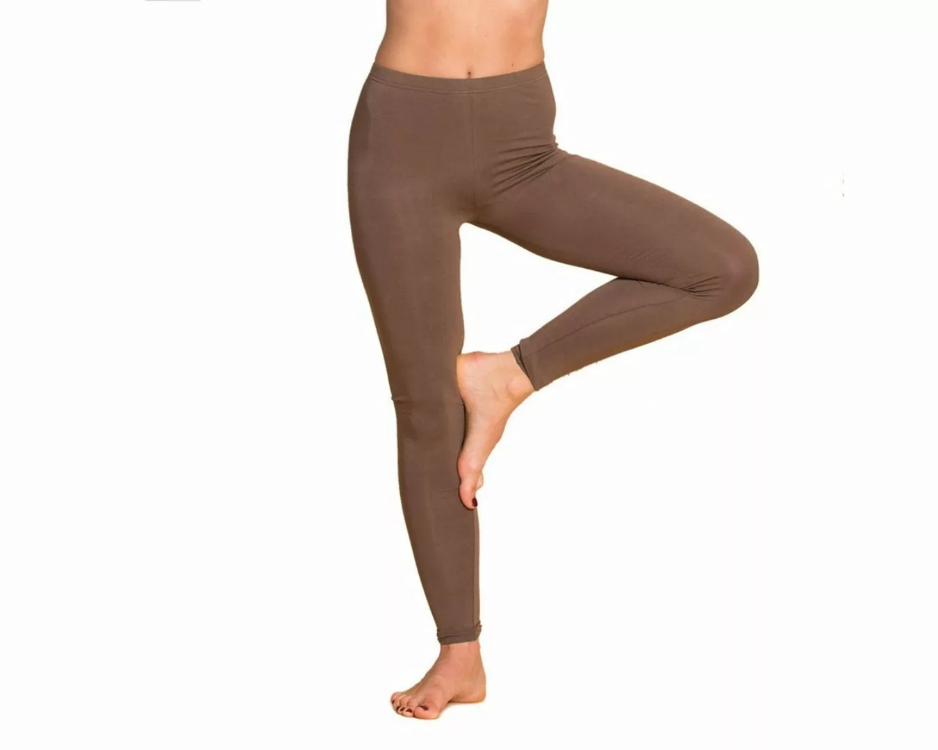 PANASIAM Leggings Einfarbige Leggings aus natürlicher Viskose in leuchtende günstig online kaufen