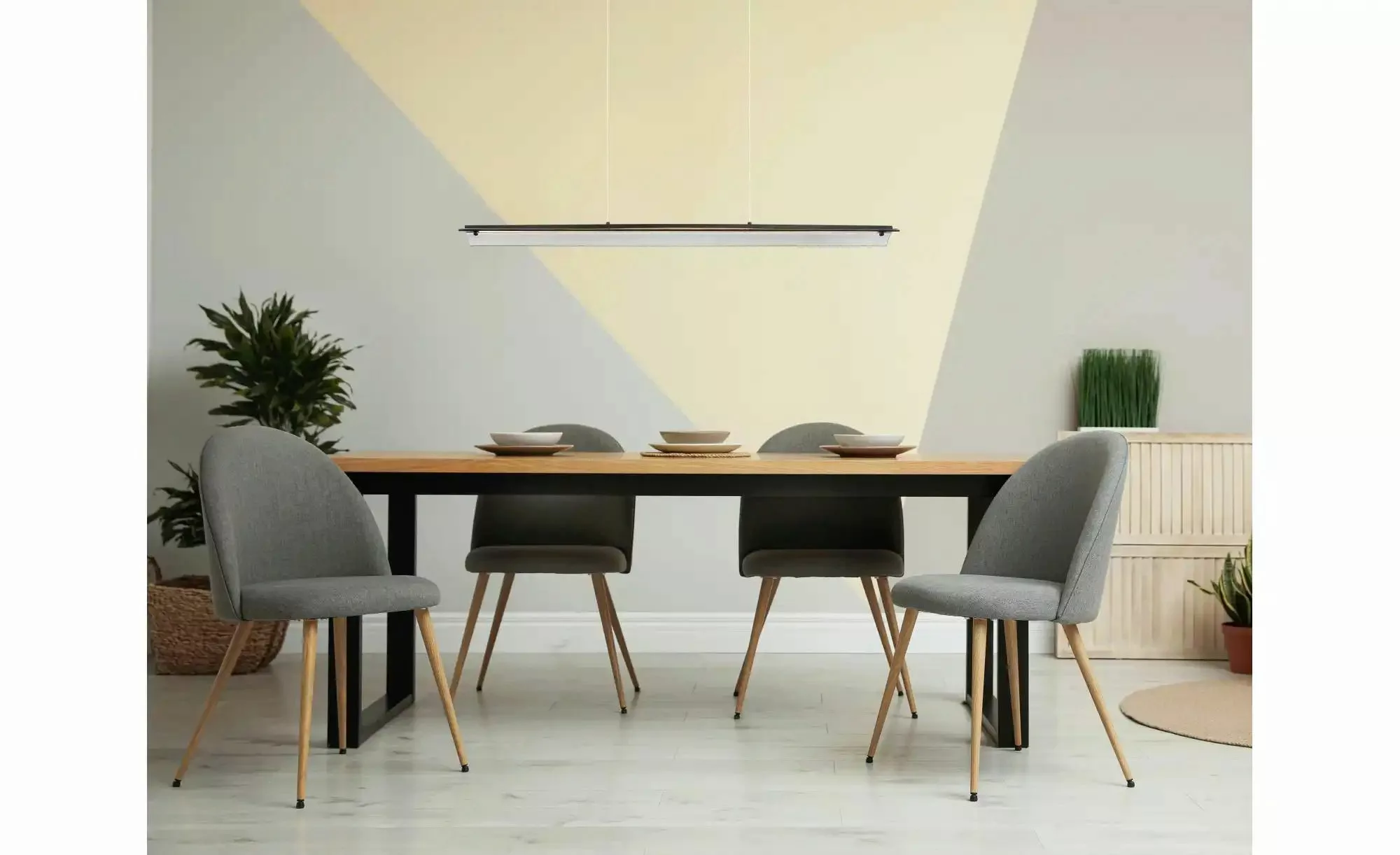 Globo Lighting Pendelleuchte   ¦ schwarz ¦ Maße (cm): B: 100 H: 150 Lampen günstig online kaufen