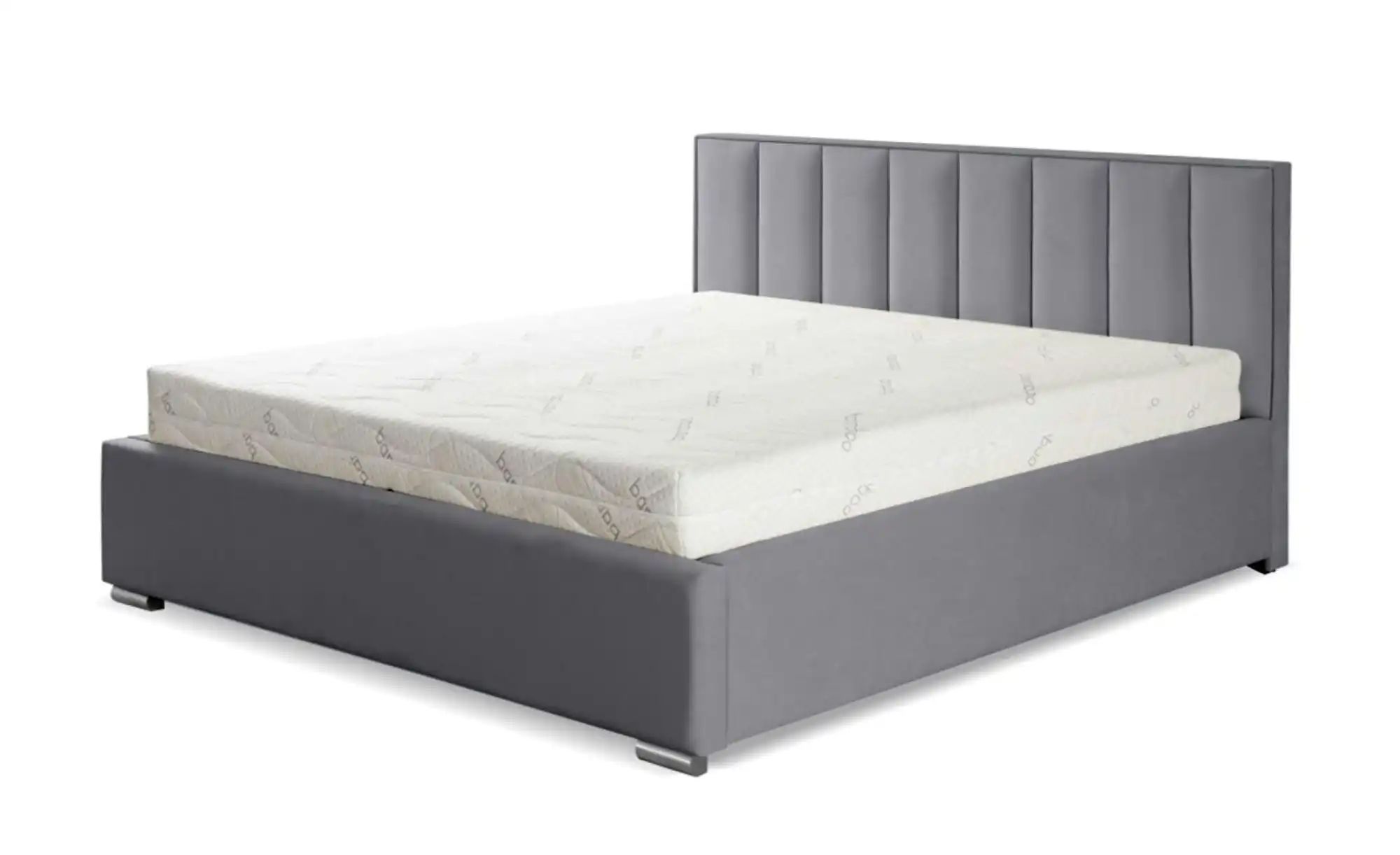 Polsterbett mit Bettkasten Hugo ¦ grau ¦ Maße (cm): H: 110 Betten > Komfort günstig online kaufen