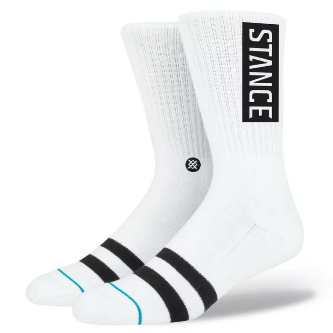 Stance Socken "OG" Weiß mit STANCE Logo günstig online kaufen