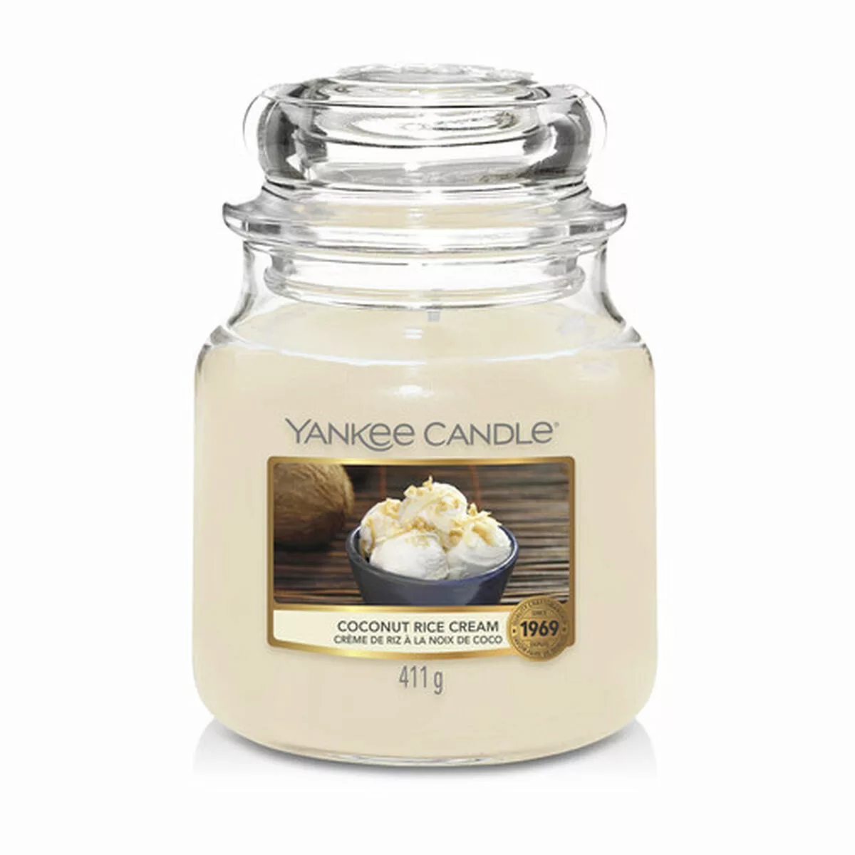 Yankee Candle Duftkerze Coconut Rice Cream 411 g günstig online kaufen