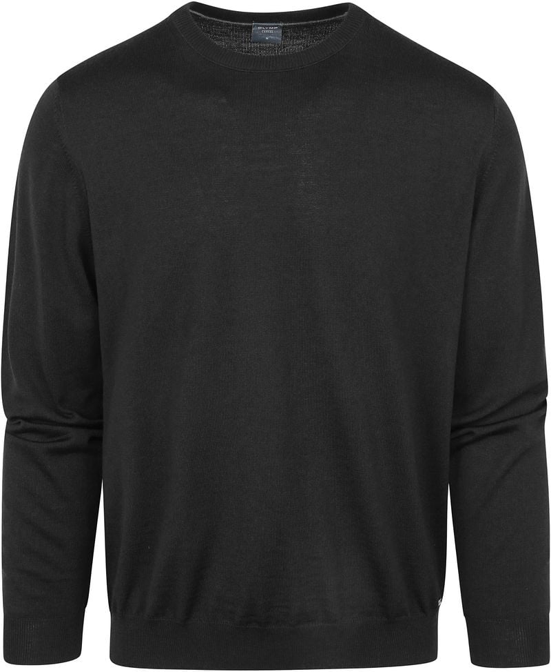 Olymp Pullover O-Hals Wolle Schwarz - Größe XXL günstig online kaufen