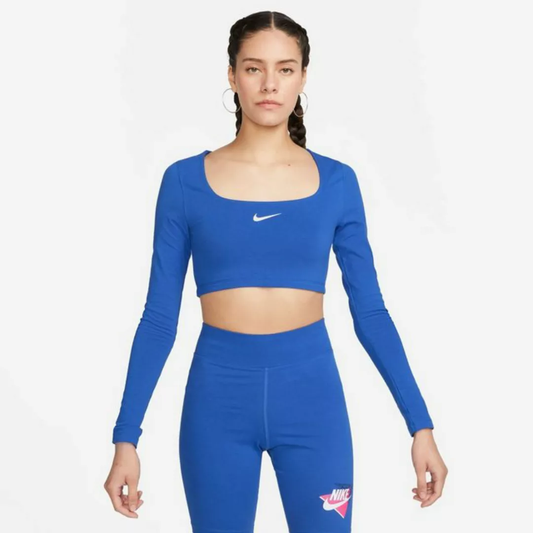 Nike Sportswear Langarmshirt W NSW LS CROP TOP SW günstig online kaufen