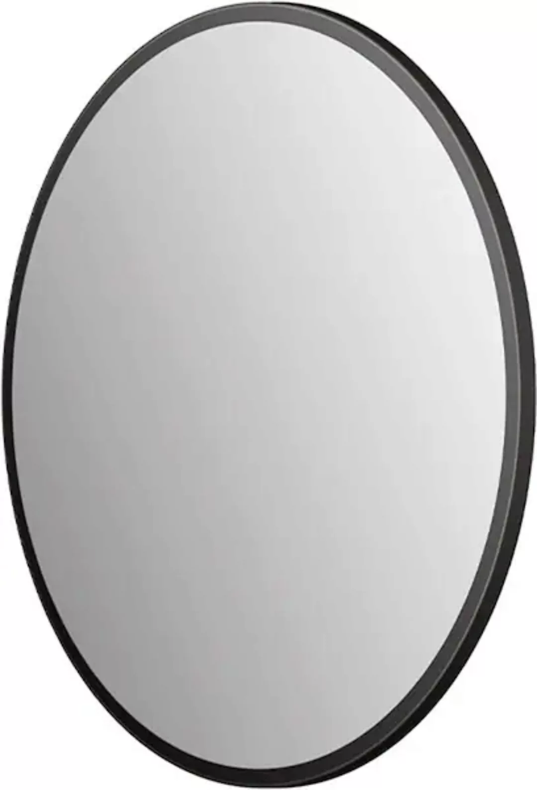 Talos Badspiegel »Picasso schwarz Ø 25 cm«, hochwertiger Aluminiumrahmen günstig online kaufen