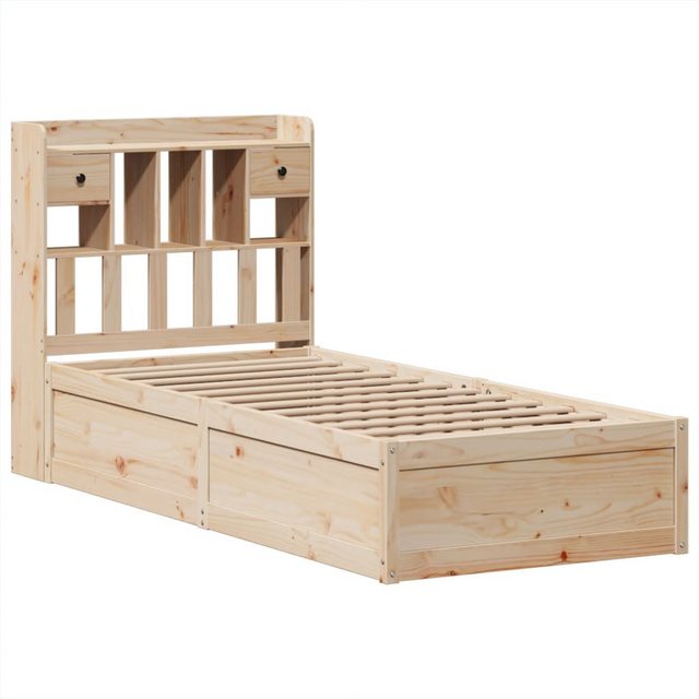 vidaXL Bett Massivholzbett ohne Matratze 75x190 cm Kiefernholz günstig online kaufen