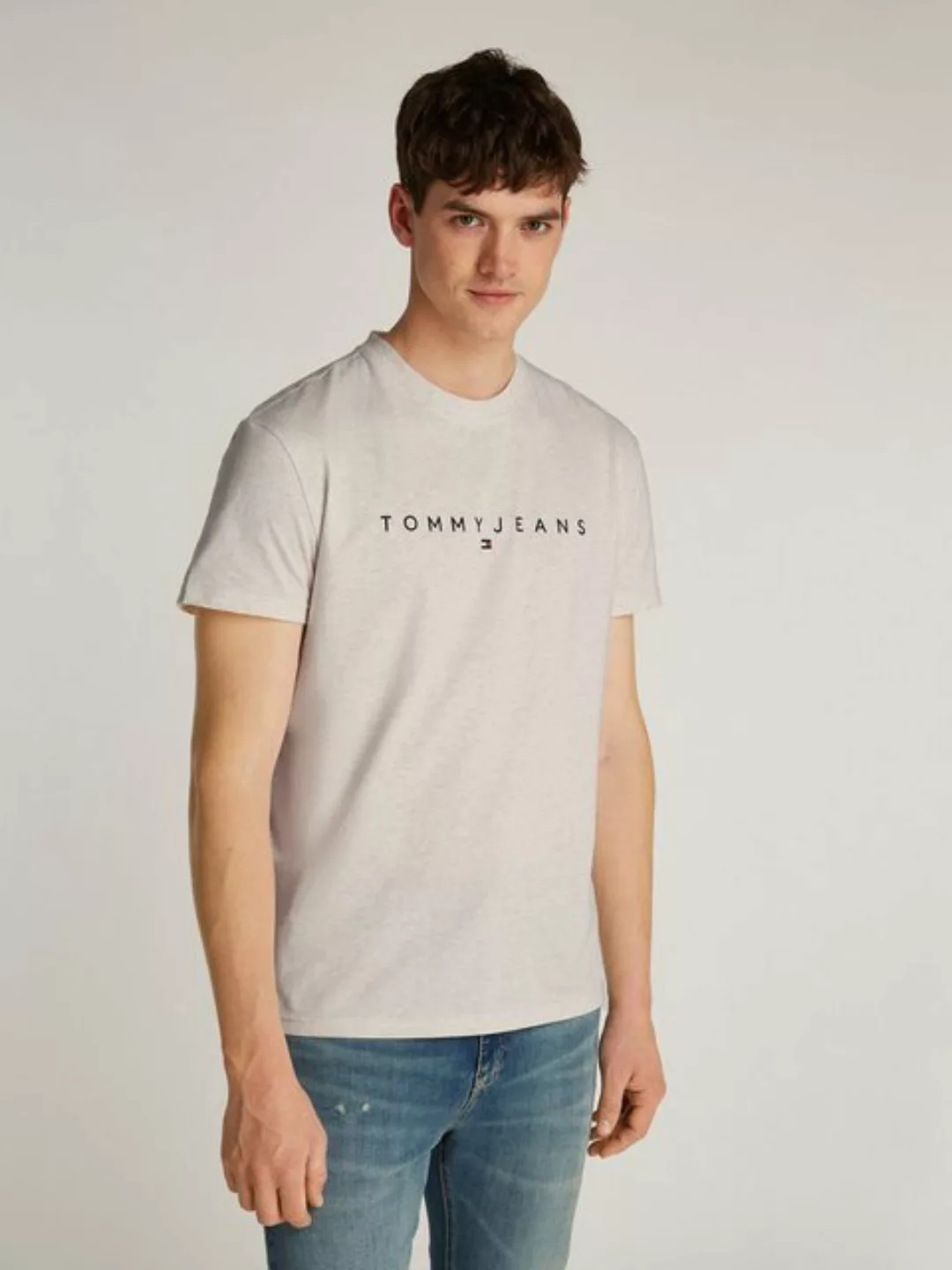 Tommy Jeans Plus Rundhalsshirt "TJM REG LINEAR LOGO TEE EXT", in Große Größ günstig online kaufen