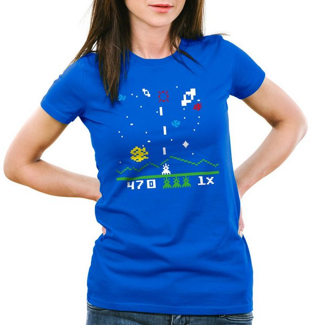 style3 T-Shirt Invaders big bang sheldon space astrosmash cooper game theor günstig online kaufen