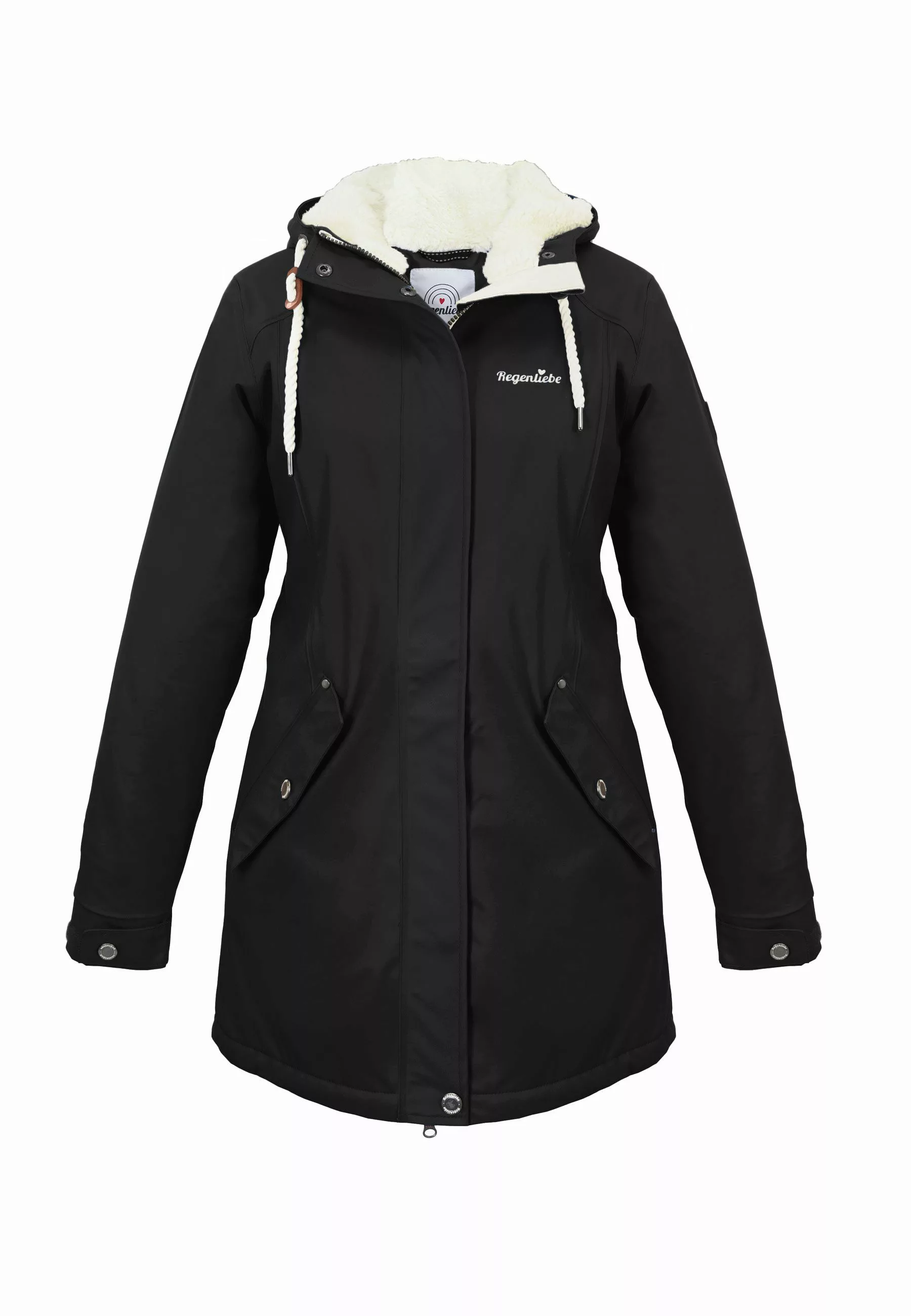 Regenliebe Regenjacke Friesennerz schwarz Regenparka mit günstig online kaufen