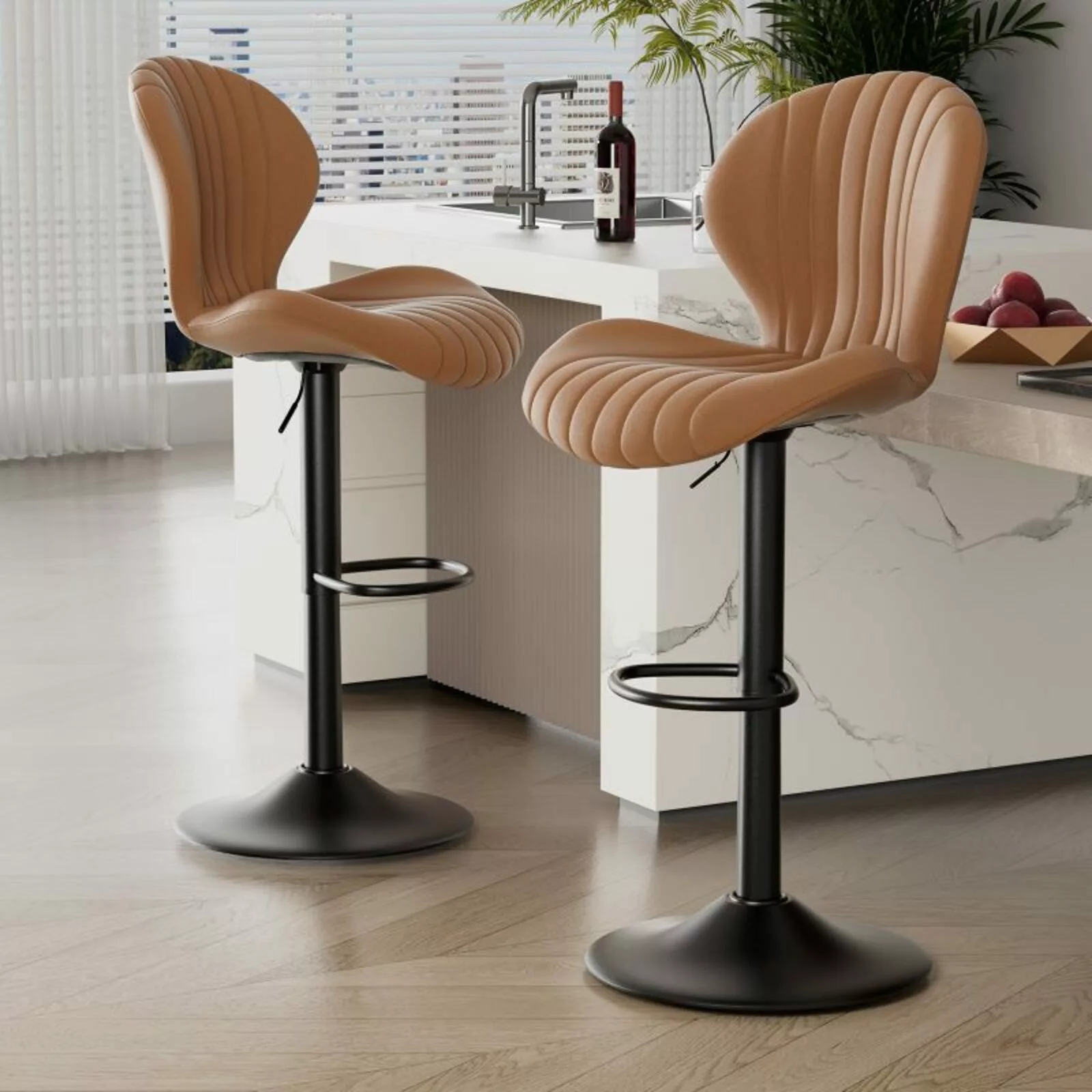 HawthyHome Barhocker Drehhocker, Höhenverstellbare Barstühle mit günstig online kaufen