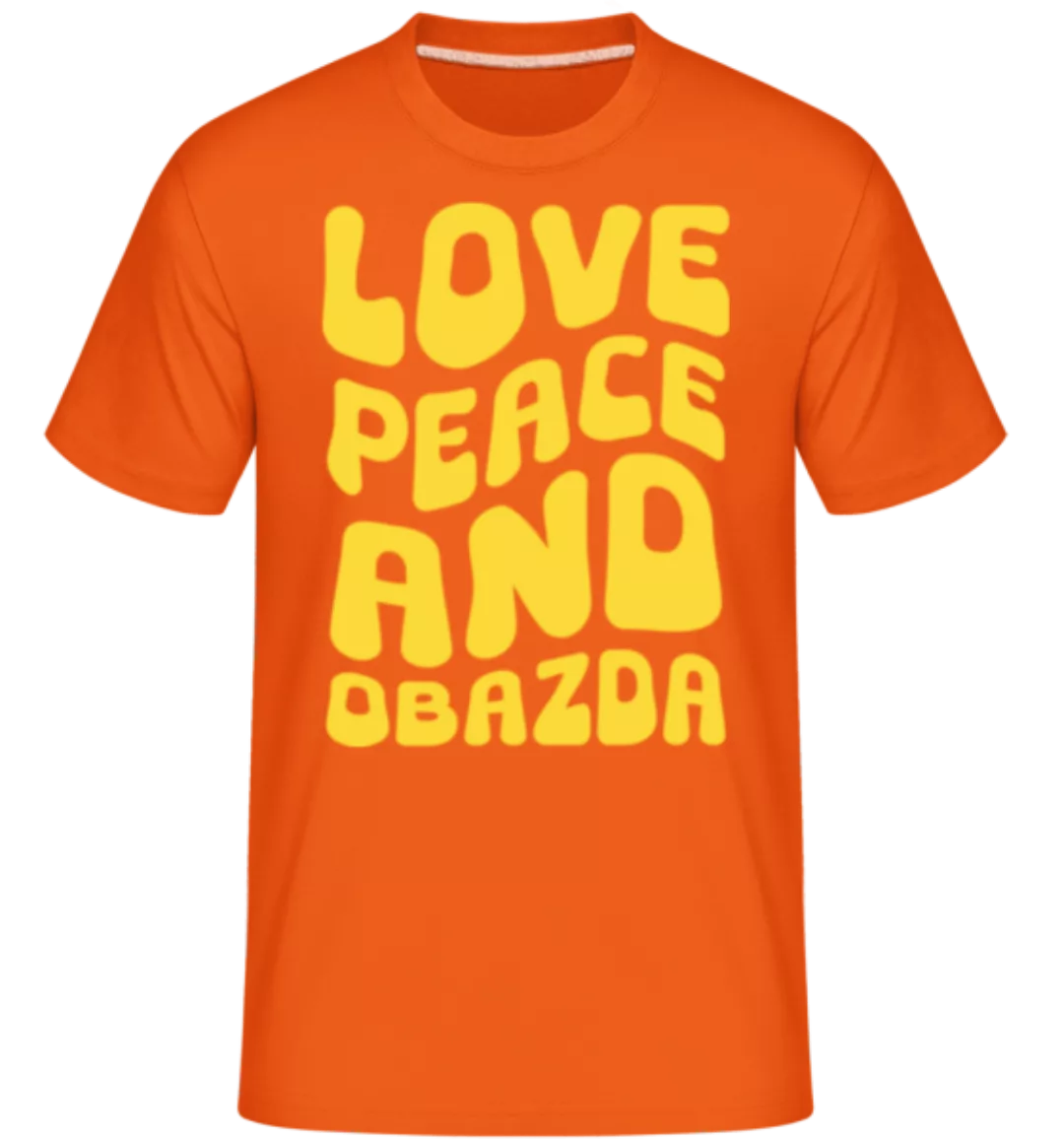 Love Peace Obazda · Shirtinator Männer T-Shirt günstig online kaufen