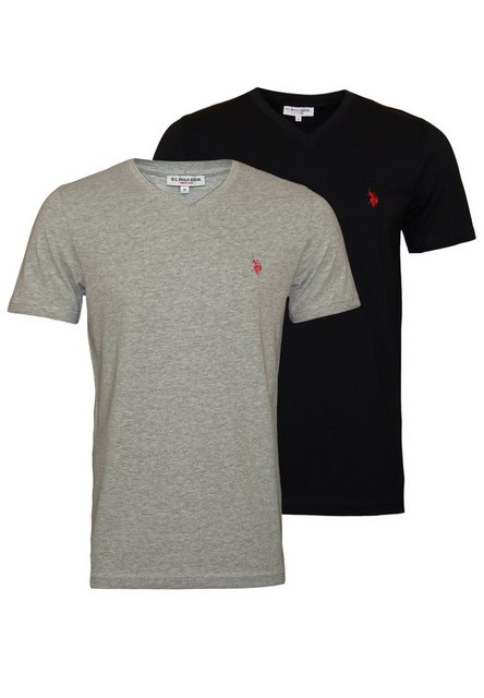 U.S. Polo Assn T-Shirt Shirts 2er Pack V-Neck T-Shirts günstig online kaufen