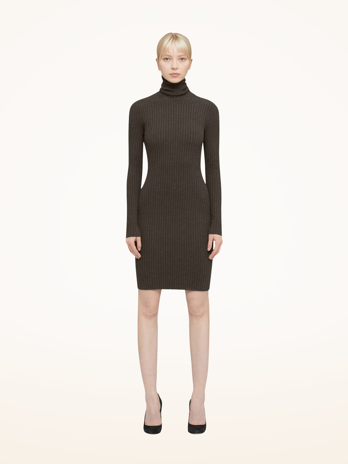 Wolford - Merino Rib Dress, Frau, umber, Größe: XS günstig online kaufen