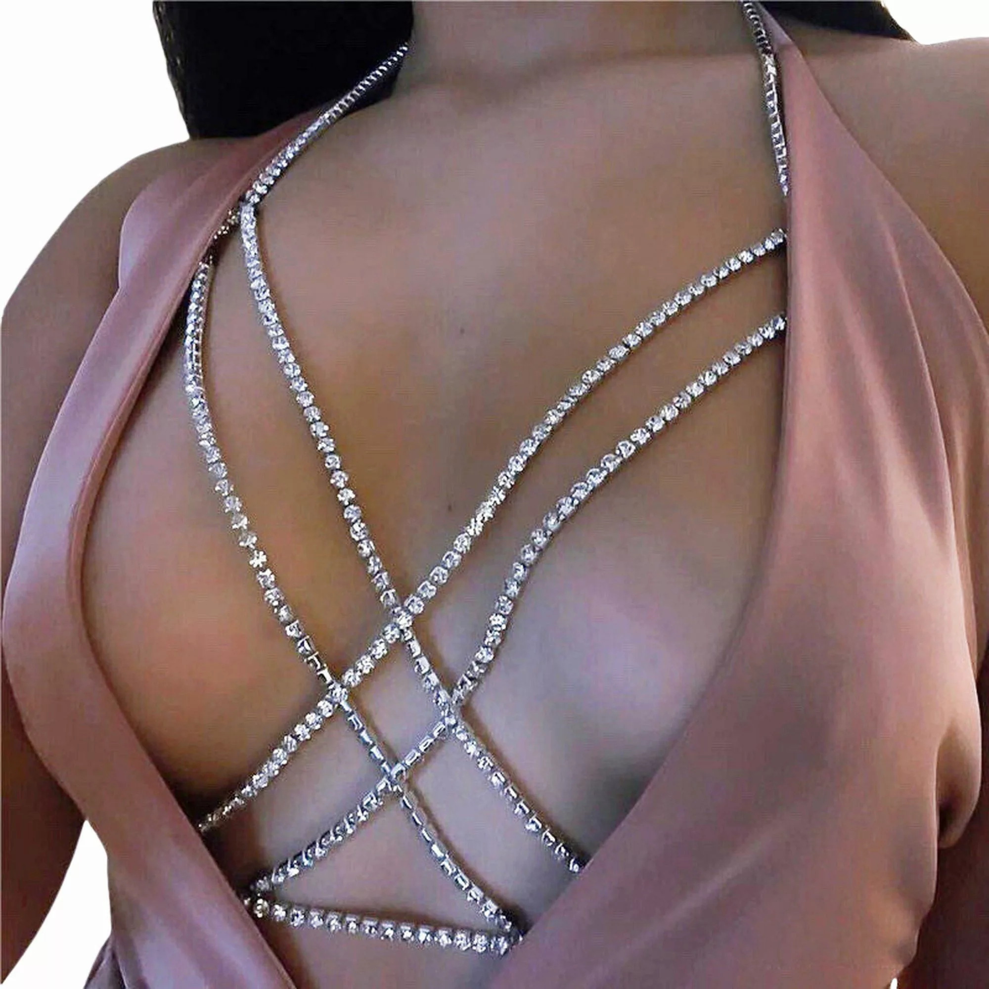 RWEUOQ Kettengürtel Kettengürtel Brustkette Accessoire, sinnlicher günstig online kaufen