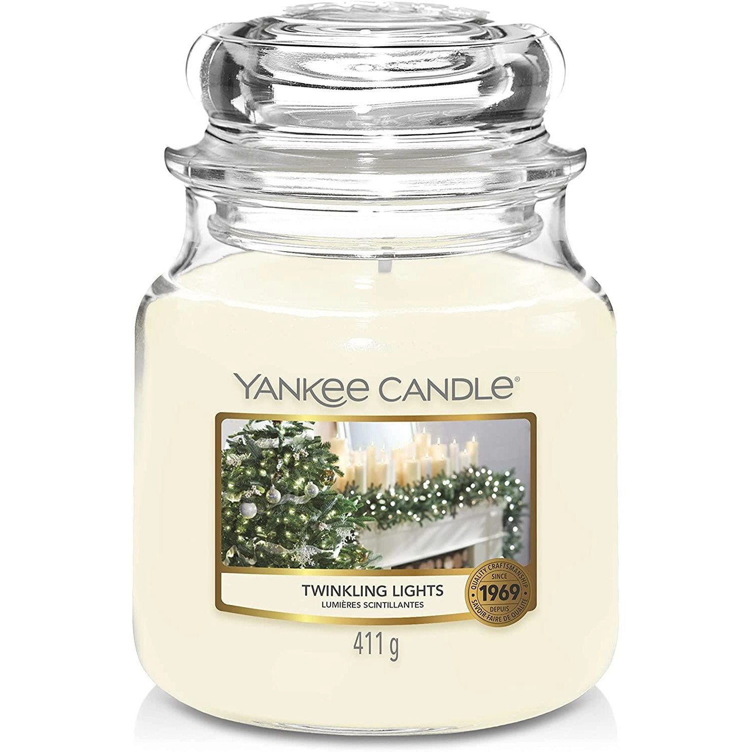 Yankee Candle Twinkling Lights Medium Jar 411G günstig online kaufen