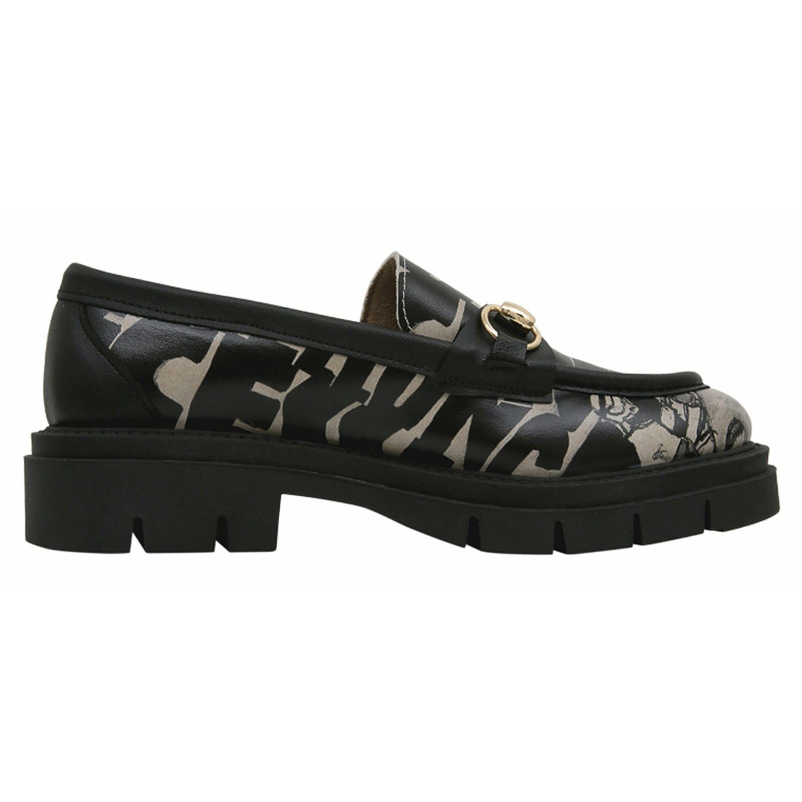 DOGO Cindy Loafer Supper Blackwhite Damen günstig online kaufen