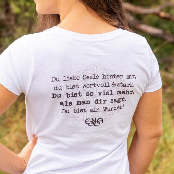Du Liebe Seele Hinter Mir [Ena] - Damen Organic Shirt günstig online kaufen