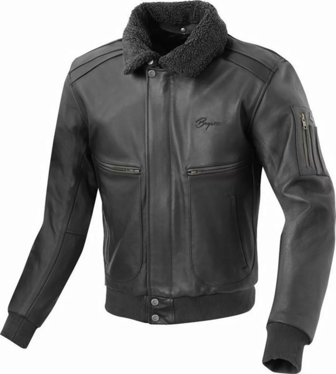 Bogotto Motorradjacke Aviator Motorrad Lederjacke günstig online kaufen