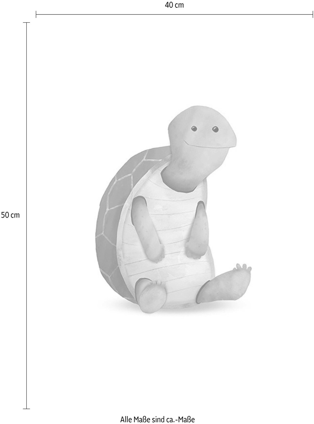 Komar Bild "Cute Animal Turtle", Schildkröten, (1 St.), Wandbild zur Dekora günstig online kaufen