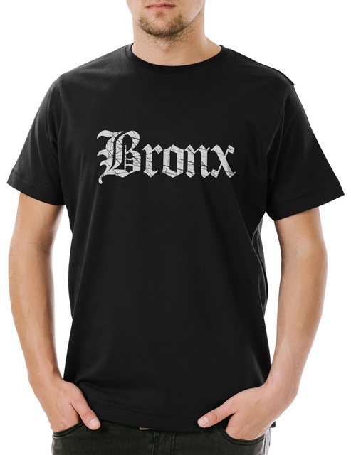 Urban Backwoods Print-Shirt Urban Backwoods Bronx A Herren T-Shirt Ghetto G günstig online kaufen