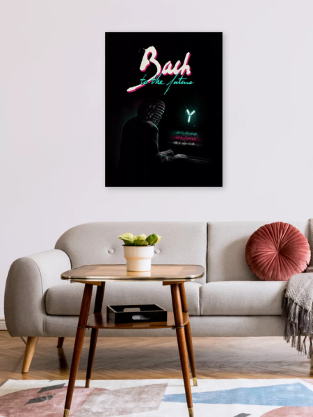 Poster / Leinwandbild - Bach To The Future günstig online kaufen