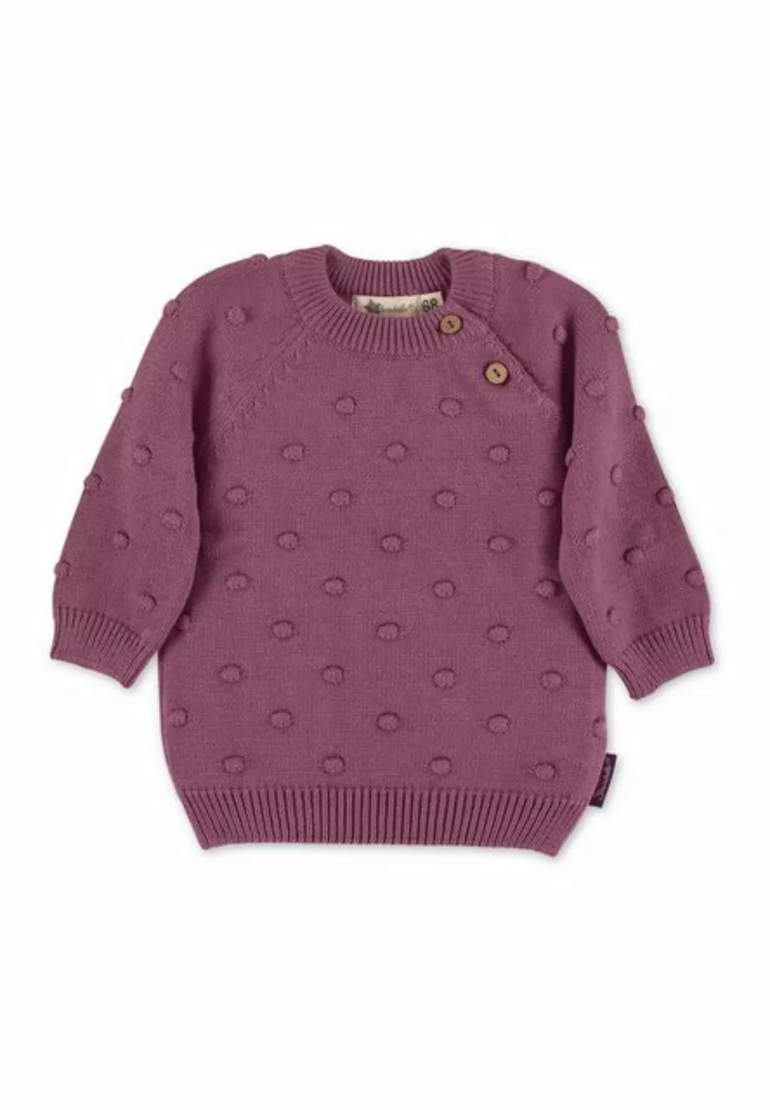 Sterntaler® Langarmshirt GOTS Strick-Pullover Pompon (1-tlg) günstig online kaufen