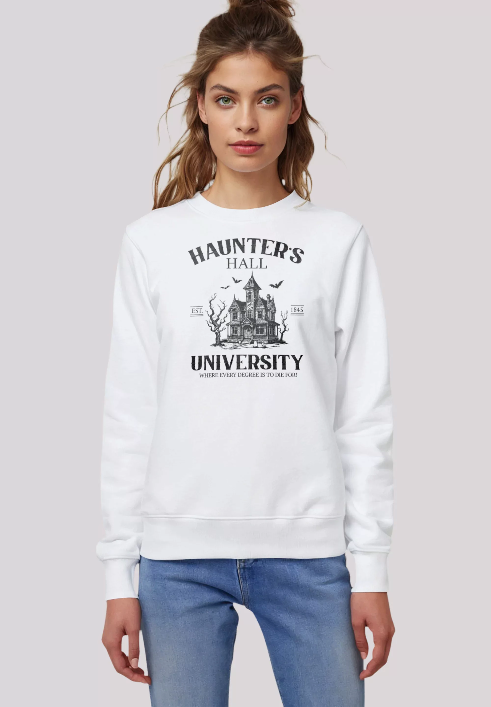 F4NT4STIC Sweatshirt "Halloween University Haunters hall", Premium Qualität günstig online kaufen